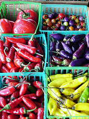 Peppers such as these may be better for you grown organically