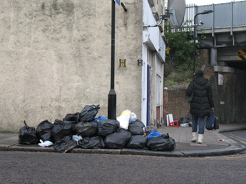 Is rubbish going to become too valuable to be piled up like this?