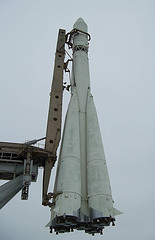 Russian Wostock space rocket
