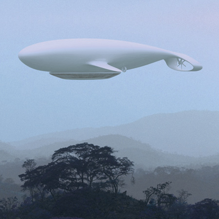 This elegant zepplin could transport you thousands of miles in style