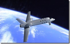 EADS Astrium spaceplane in flight