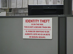 identity theft warning sign