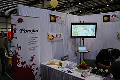 Ponoko stall at Maker Faire